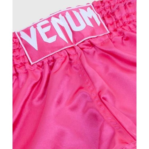 Muay Thai šorti Venum Classic, rozā/balti