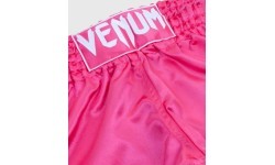 Muay Thai šorti Venum Classic, rozā/balti