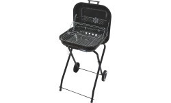 Rectangular Charcoal Grill Cattara Trapani 46cm