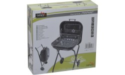 Taisnstūra formas grils uz kokogļu oglēm Cattara Trapani 46 cm