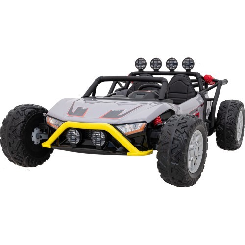 Elektromobilis Buggy Racing 5, pelēks