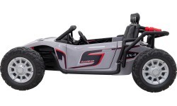 Elektromobilis Buggy Racing 5, pelēks