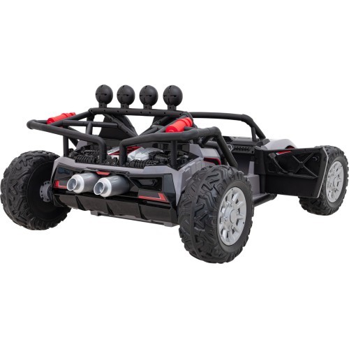Elektromobilis Buggy Racing 5, pelēks