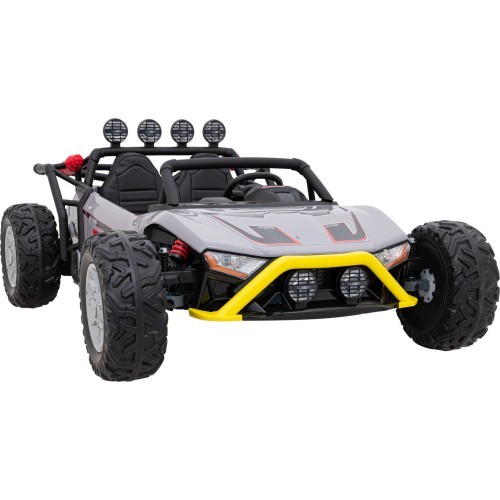 Elektromobilis Buggy Racing 5, pelēks