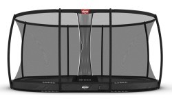 BERG Grand Elite InGround 520 серый + защитная сетка DLX XL