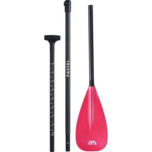 Aqua Marina PASTEL (Pink) Adjustable Fiberglass/Carbon iSUP Paddle (3 PCS)