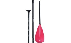 Aqua Marina PASTEL (Pink) Adjustable Fiberglass/Carbon iSUP Paddle (3 PCS)