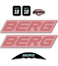 MOOV 10 - Набор наклеек розовый