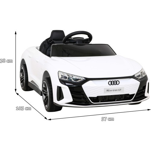 Elektromobilis Audi RS E-Tron GT, balts
