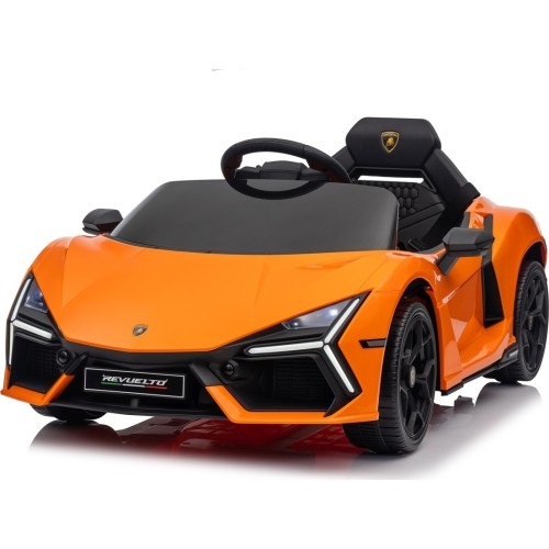 Elektromobilis Lamborghini Revuelto, oranžs