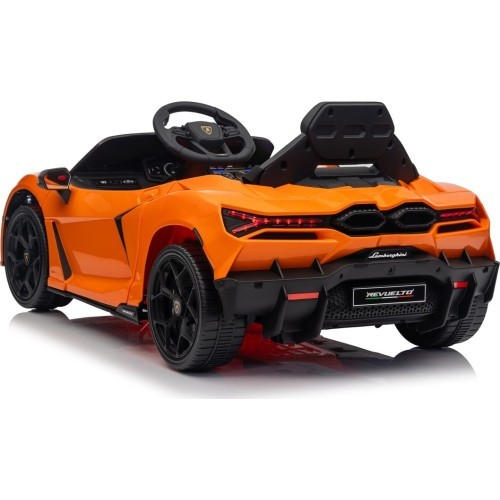 Elektromobilis Lamborghini Revuelto, oranžs