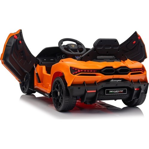 Электромобиль Lamborghini Revuelto, оранжевый