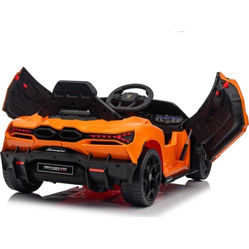 Elektromobilis Lamborghini Revuelto, oranžs