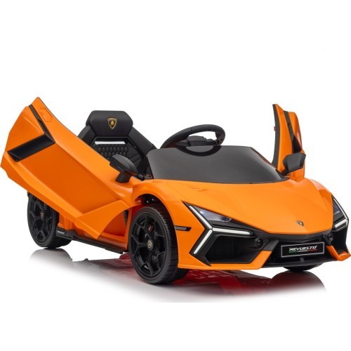 Электромобиль Lamborghini Revuelto, оранжевый