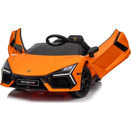 Электромобиль Lamborghini Revuelto, оранжевый