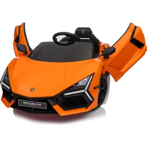 Elektromobilis Lamborghini Revuelto, oranžs