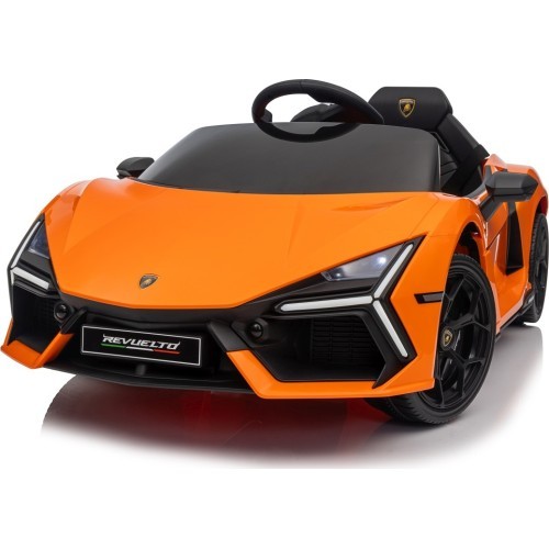 Elektromobilis Lamborghini Revuelto, oranžs
