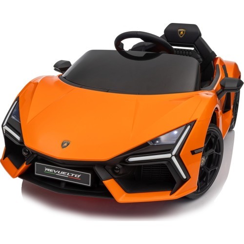 Elektromobilis Lamborghini Revuelto, oranžs