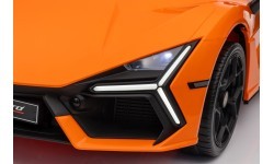 Электромобиль Lamborghini Revuelto, оранжевый