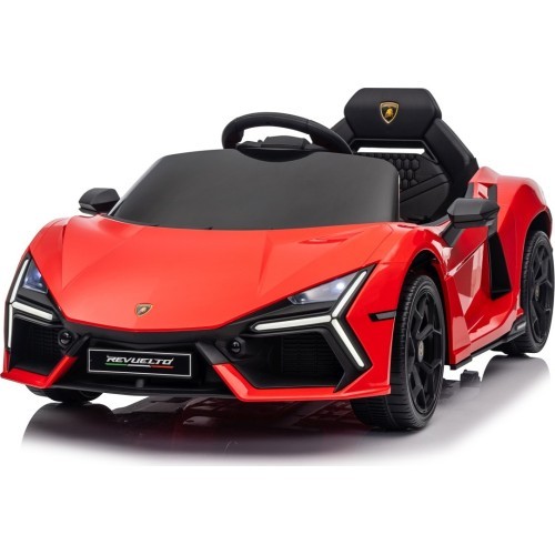 Электромобиль Lamborghini Revuelto, красный