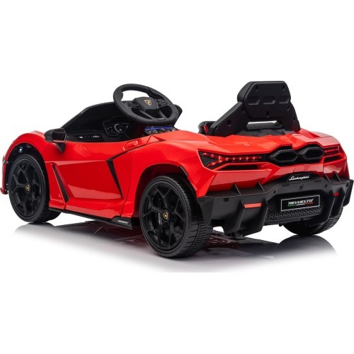 Электромобиль Lamborghini Revuelto, красный