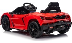 Электромобиль Lamborghini Revuelto, красный