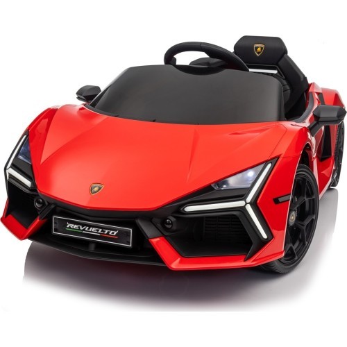 Электромобиль Lamborghini Revuelto, красный