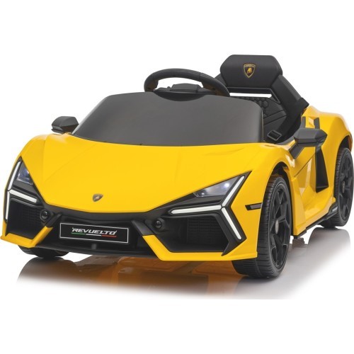 Elektromobilis Lamborghini Revuelto, dzeltens