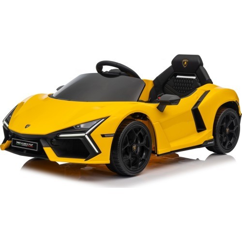 Elektromobilis Lamborghini Revuelto, dzeltens
