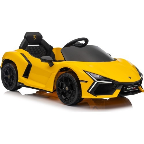 Elektromobilis Lamborghini Revuelto, dzeltens