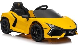 Электромобиль Lamborghini Revuelto, жёлтый