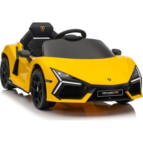 Elektromobilis Lamborghini Revuelto, dzeltens