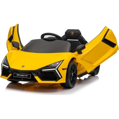 Elektromobilis Lamborghini Revuelto, dzeltens