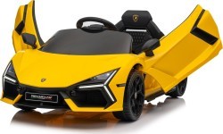 Elektromobilis Lamborghini Revuelto, dzeltens