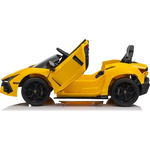 Elektromobilis Lamborghini Revuelto, dzeltens