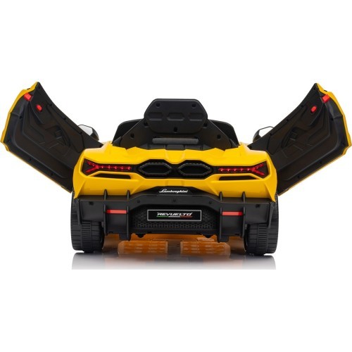 Elektromobilis Lamborghini Revuelto, dzeltens