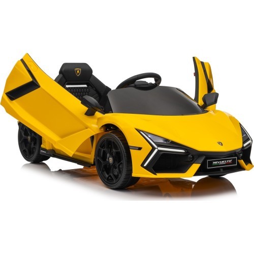 Elektromobilis Lamborghini Revuelto, dzeltens