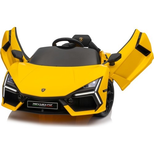 Elektromobilis Lamborghini Revuelto, dzeltens