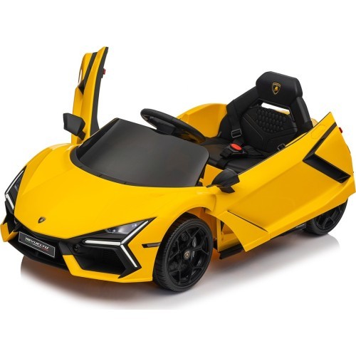 Elektromobilis Lamborghini Revuelto, dzeltens