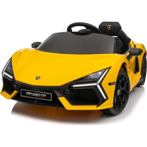 Elektromobilis Lamborghini Revuelto, dzeltens