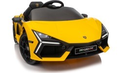 Elektromobilis Lamborghini Revuelto, dzeltens