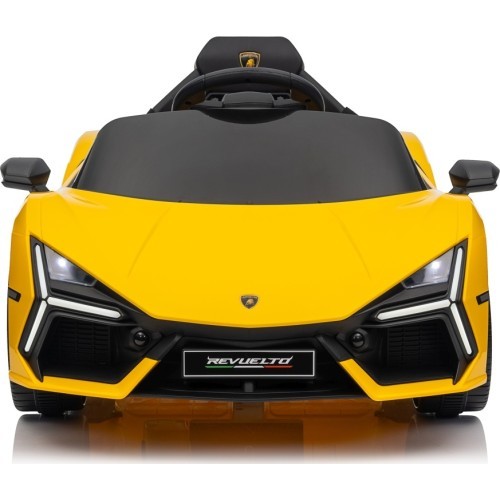 Elektromobilis Lamborghini Revuelto, dzeltens