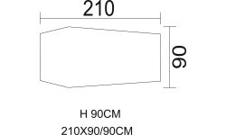 Telts MFH Schwarzenberg, zaļa, 1 asm.