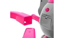 3-wheeled children's bike Elephant Pink + Sounds + Roof + Barrier + Footrest + Handle + Storage