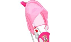 3-wheeled children's bike Elephant Pink + Sounds + Roof + Barrier + Footrest + Handle + Storage