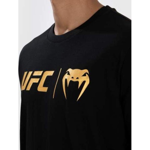 Футболка UFC Venum Classic - черно-золотая