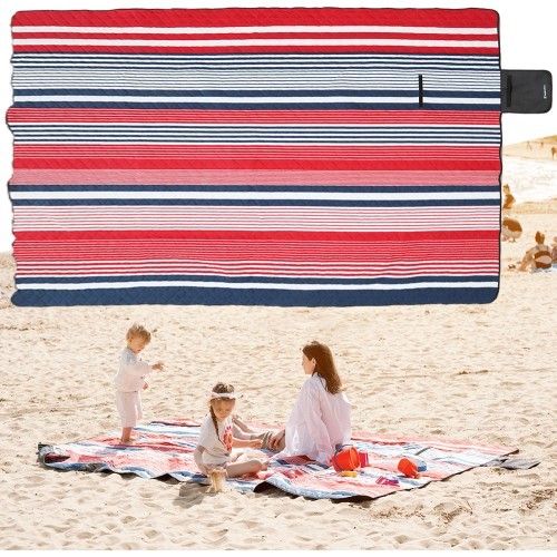 Плед для пикника inSPORTline Livetino 300 x 200 cm - Hibiscus Night