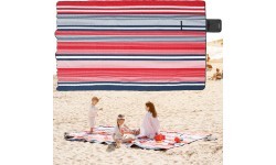 Плед для пикника inSPORTline Livetino 300 x 200 cm - Hibiscus Night