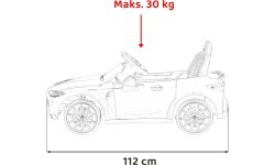 Elektromobilis BMW M4, dzeltens