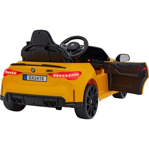 Elektromobilis BMW M4, dzeltens
